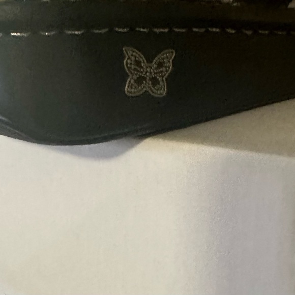 EUC VTG Algeria Verona Black Leather Sandals MAR-611A Sz 10.5/41 w/Original Box - Picture 5 of 8